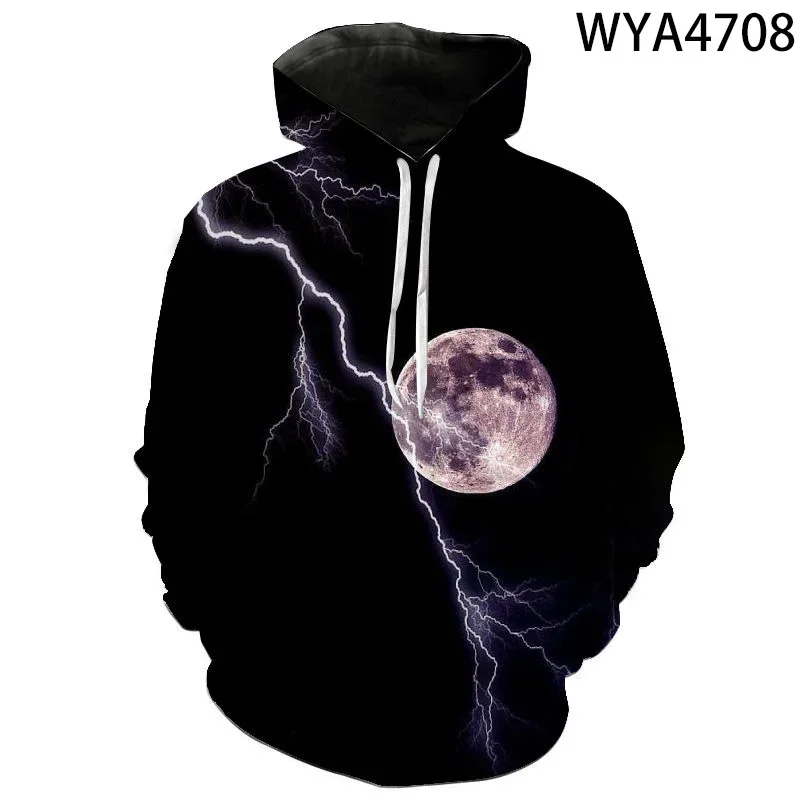 2024 New Fashion Men Women Lightning costume 3D Printed Hoodies Sweatshirts Fashion Casual Pullover Hoodie Streetwear Tops