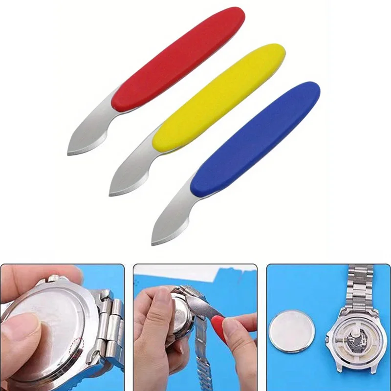 Watch Battery Back Cover Opener Pry Disassemble Watch Repair Hand Tool Manual Maintenance Tools Clock Cover Prying Tool
