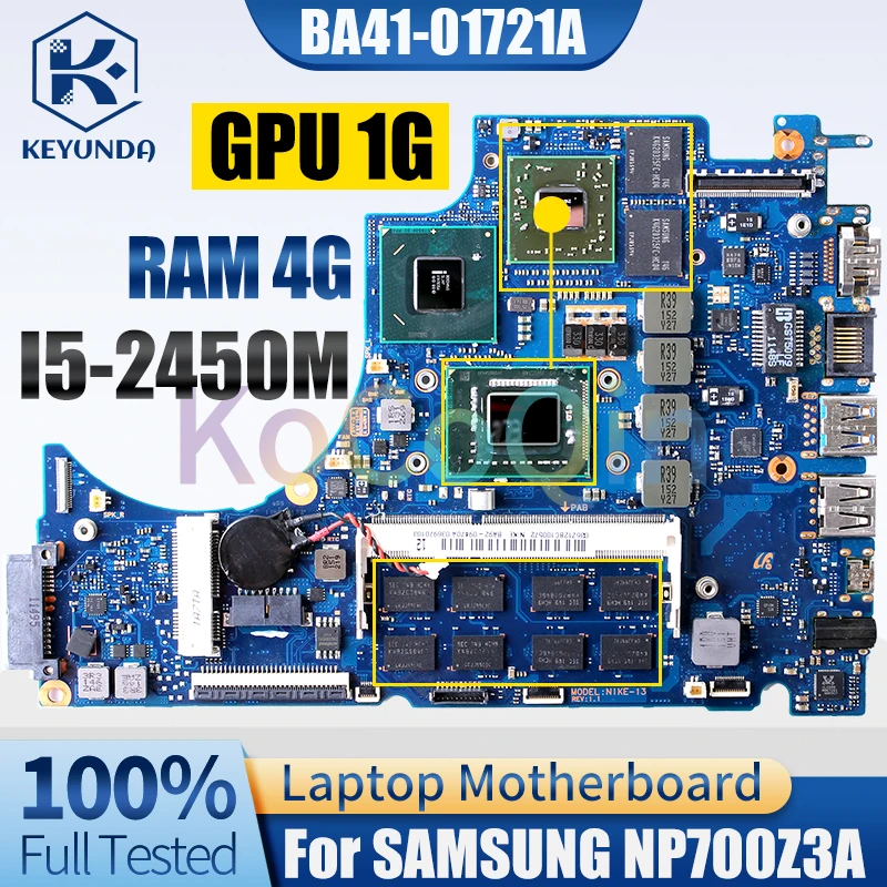 

For Samsung NP700Z3A Laptop Motherboard BA41-01721A I5-2450M 216-0809024 With RAM BA92-09470A Notebook Mainboard Tested
