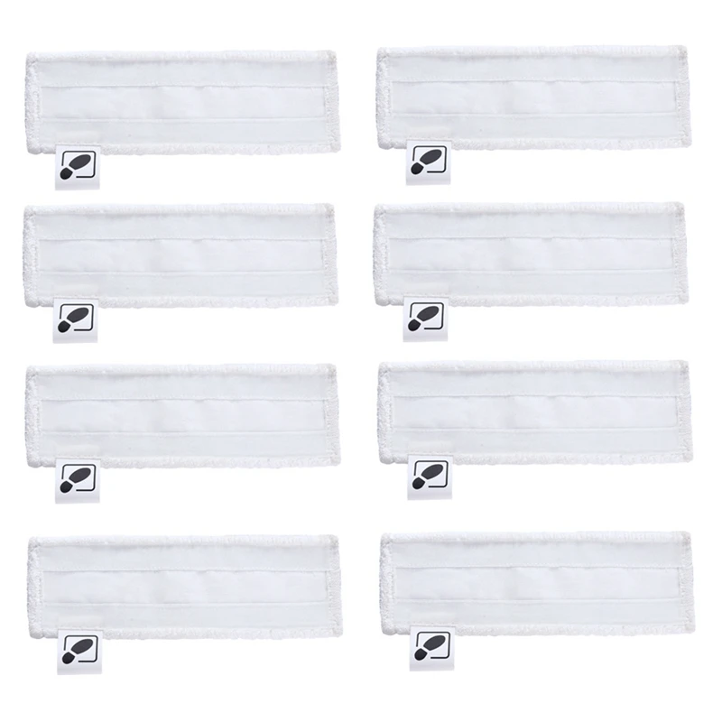 8ชิ้นผ้าไม้ถูพื้นทำความสะอาดด้วยไอน้ำสำหรับ Karcher easyfix SC2 SC1 SC4 SC3ไอน้ำ SC5ม็อบทำความสะอาดชิ้นส่วนอะไหล่