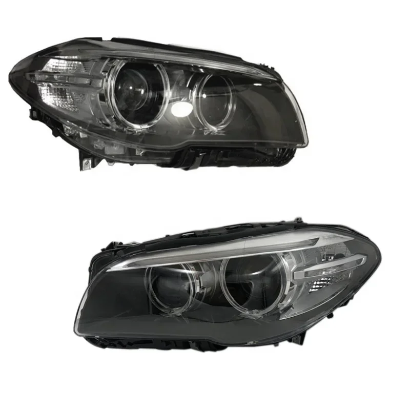 Pair of HID xenon headlight for BMW 5 series F10 LCI 2014-2016 head lamp Left and Right