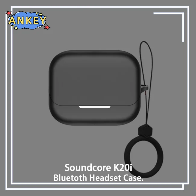 Juste de protection pour écouteurs Anker Soundcore K20i, étui de transport pour écouteurs Bluetooth sans fil, anti-chute, silicone souple