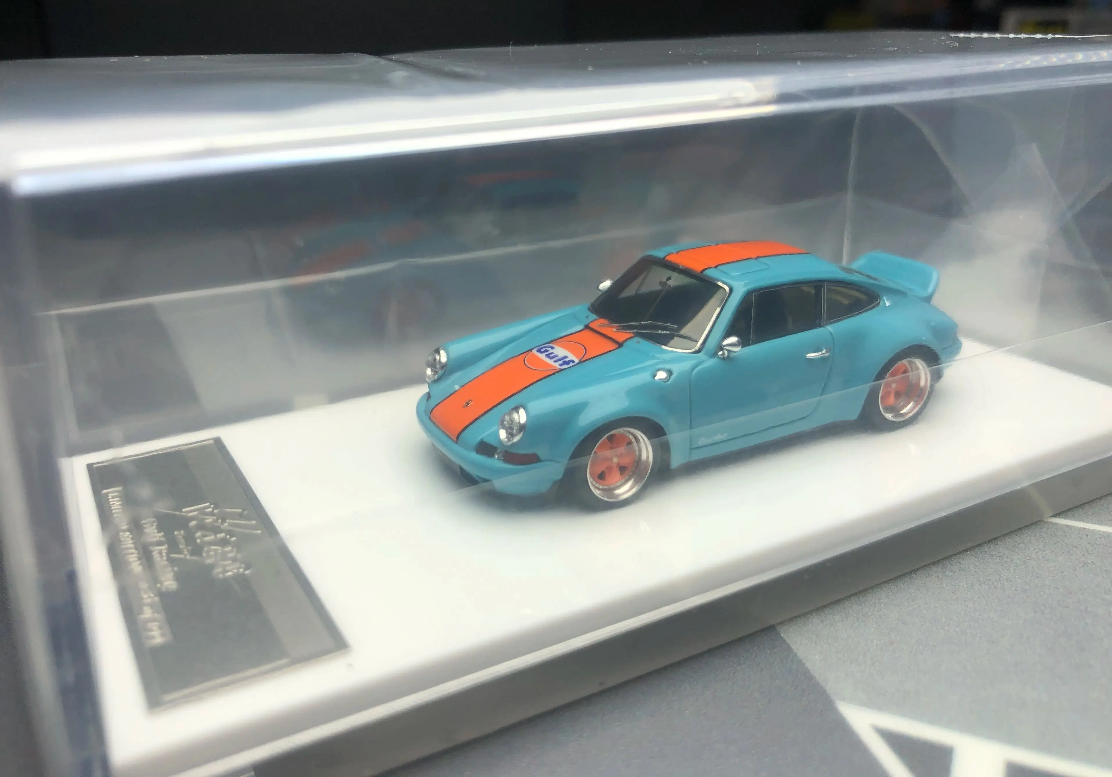 

theBox StoreM64x 1/64 Kaege Retro Turbo 08G Gulf Racing Resin Model Car Collection Limited Edition Hobby Toys