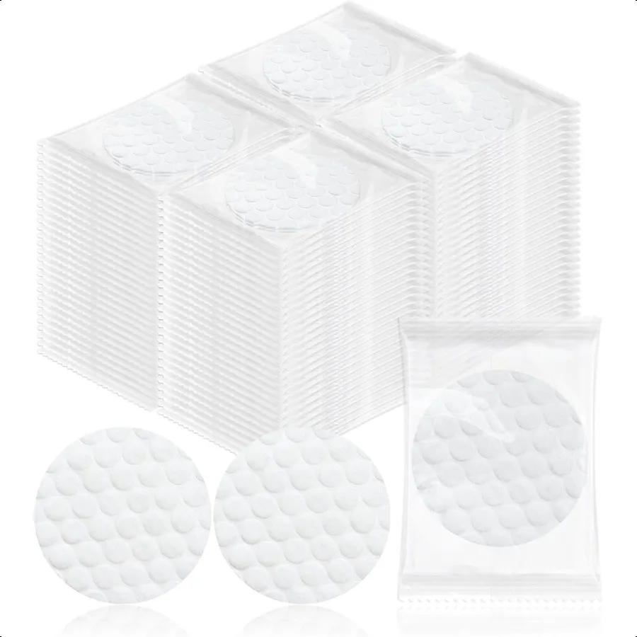 Travel Size Cotton Rounds Individually Wrapped Cotton Rounds Bulk Makeup Cotton Pads Soft for Most Skin Types Personal Care Kit