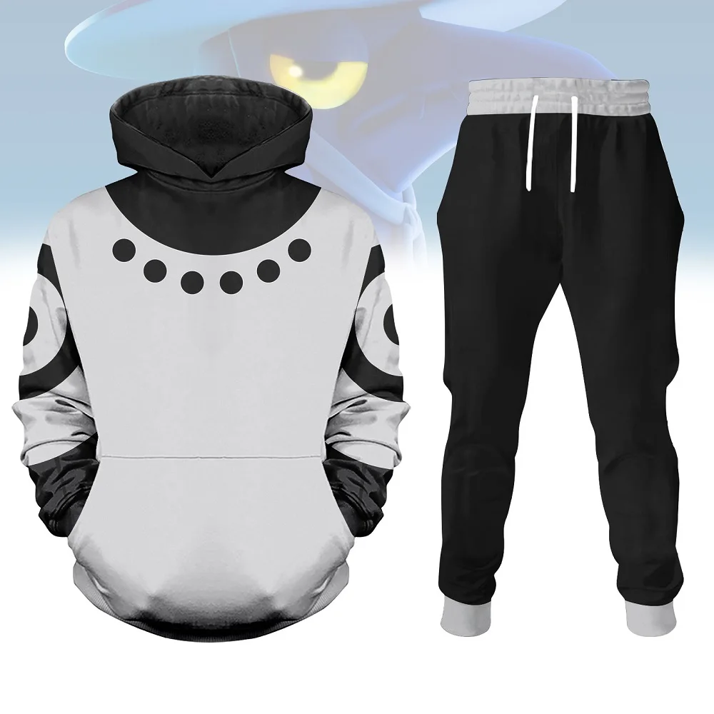 Derpy Tiger Hoodie Sets Kpop Demon Hunters 3d Print Set Men Women Fashion Hoodie+Pant 2Piece Set Men's Oversized Tracksuit Suits