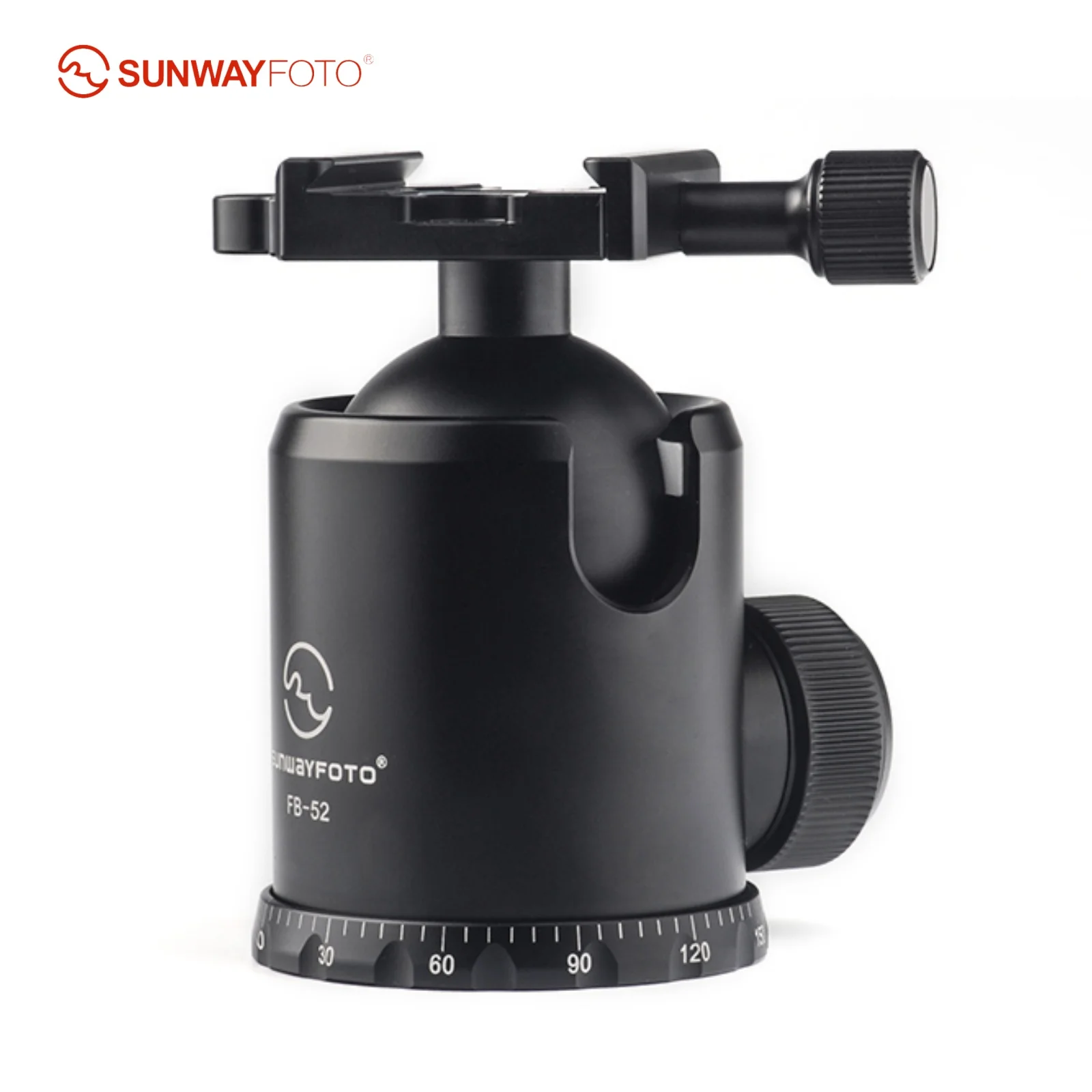 SUNWAYFOTO 52mm Tripod Ball Head Arca / RRS Compatible 44lb Max Load-FB-52