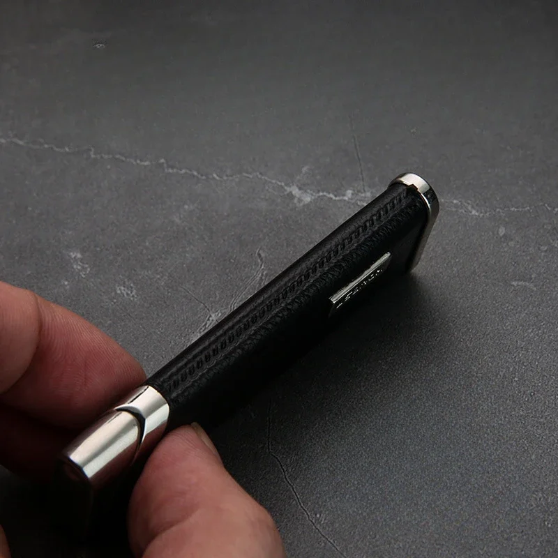 HONEST Thin Lighter Metal Jet Torch Gas Butane Lighter Turbo Windproof Blue Flame Inflatable Cigarette Lighter Cheap Lighters