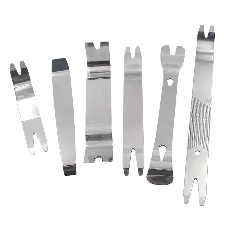 

Audio Pry Tool Car Removal Tool Anti-corrosion Material Easy To Use Wear-resistant Tool Silver For Car Interior