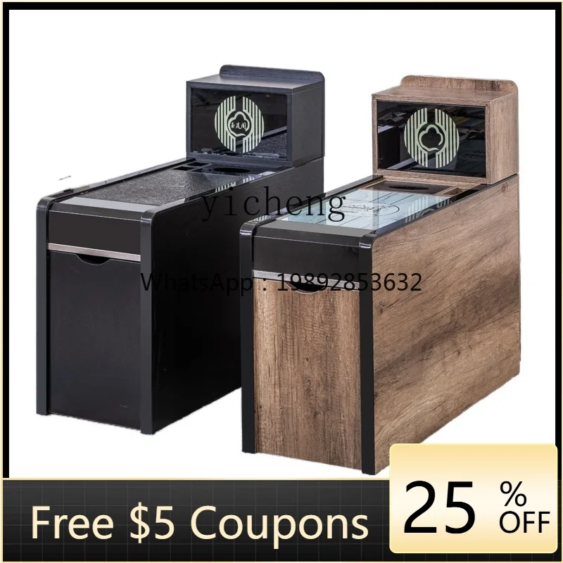 

ZZFoot Massage Store Special Pedicure Tea Table Sauna Massage Facial Bed Small Coffee Table Cabinet