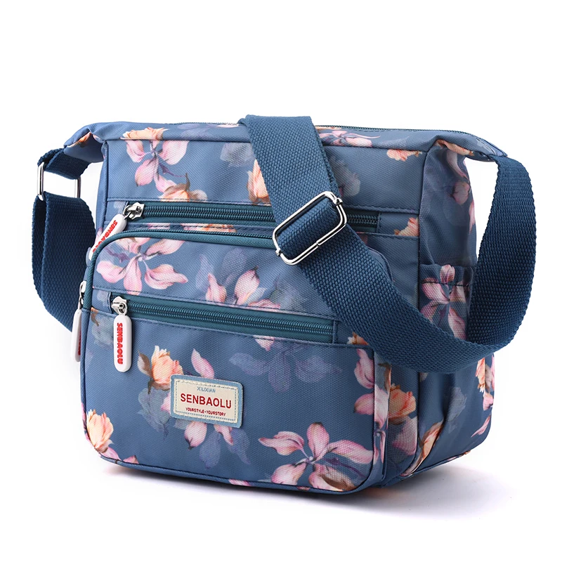 waterproof-nylon-women-handbag-fashion-floral-pattern-female-shoulder-bag-pretty-style-girls-multi-pockets-shopping-handbag