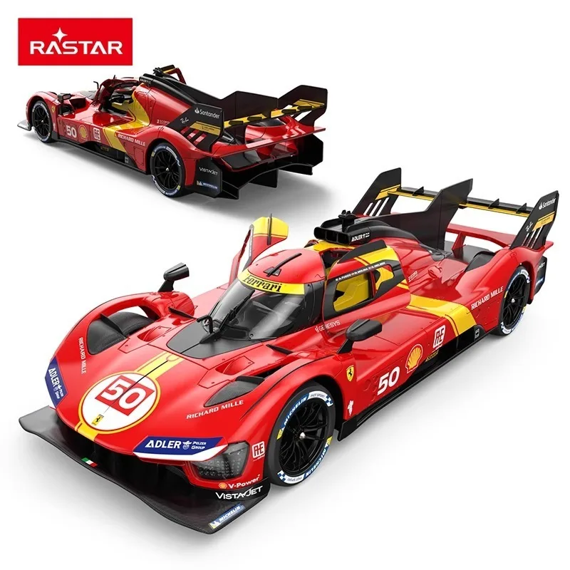 Rastar 1:14 Ferrari 499P RC Car 23-24 Le Mans Winner independent suspension high simulation Vehicle model Toys Holiday Gifts