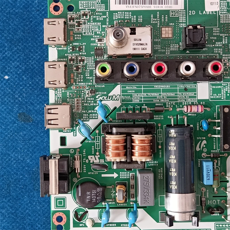 New BN81-16478A For Main Board UA43N5003 UA43N5003AK UA43N5003AKXMR UA43N5003AKXXT Motherboard VN43FN75U