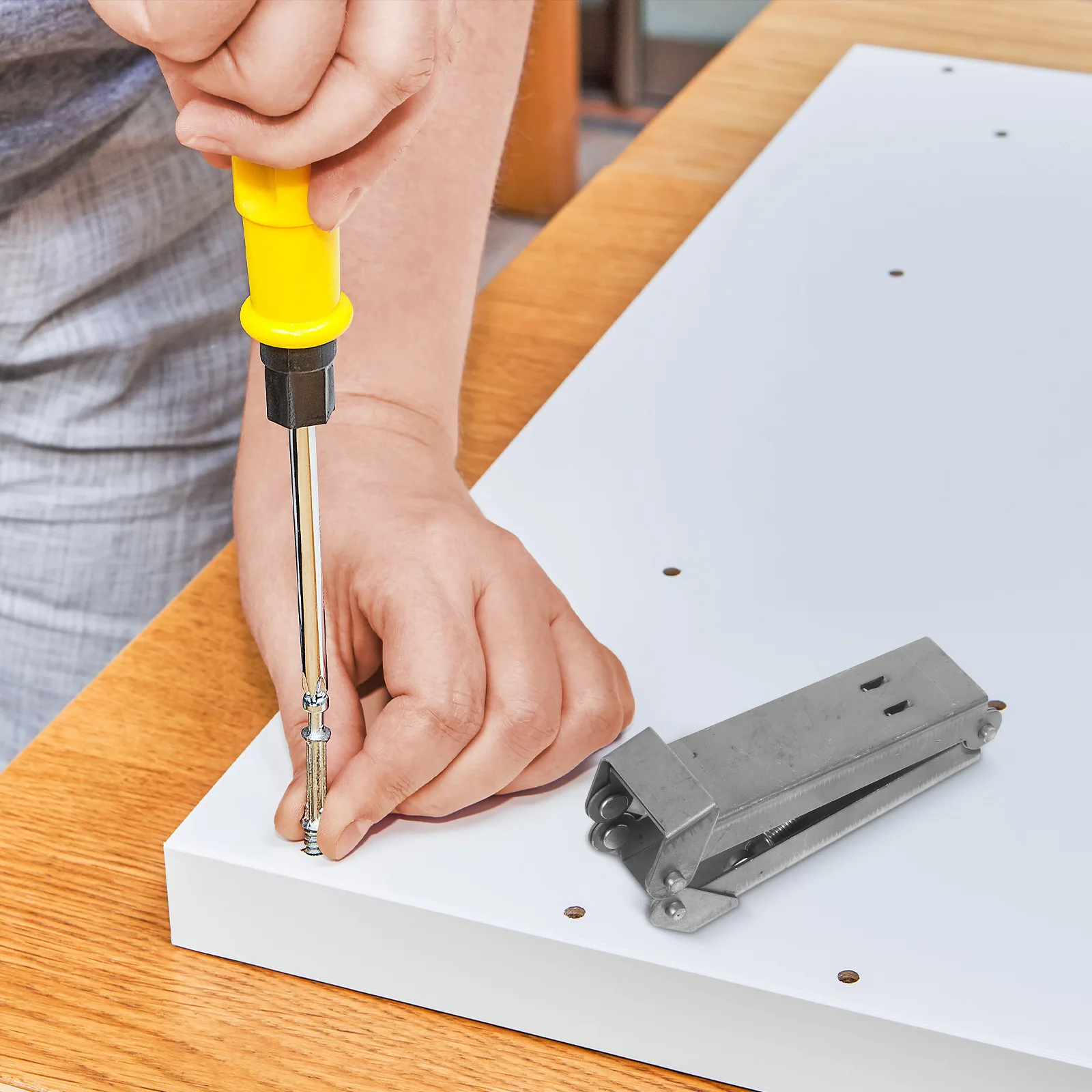 

1 Set Folding Table Brackets Hidden Hinges For Desk Frame Support Space Saving Foldable Table Hinge Hardware Durable Furniture