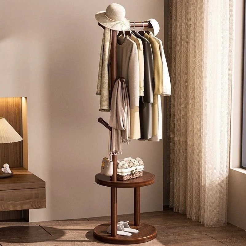 

Solid wood hanger floor-to-ceiling bedroom coat rack vertical home furniture percheros para ropa de pie clothes hangers standing
