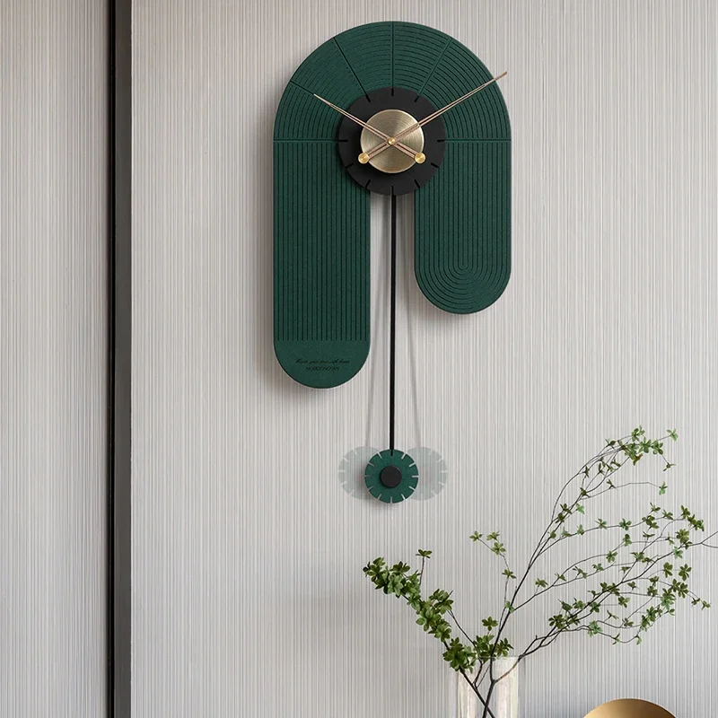 Villa Minimalist Wall Watch Modern Luxury European Alarm Table Aesthetic Bedrooms Wall Watch Design Trendy Saat Room Decoration