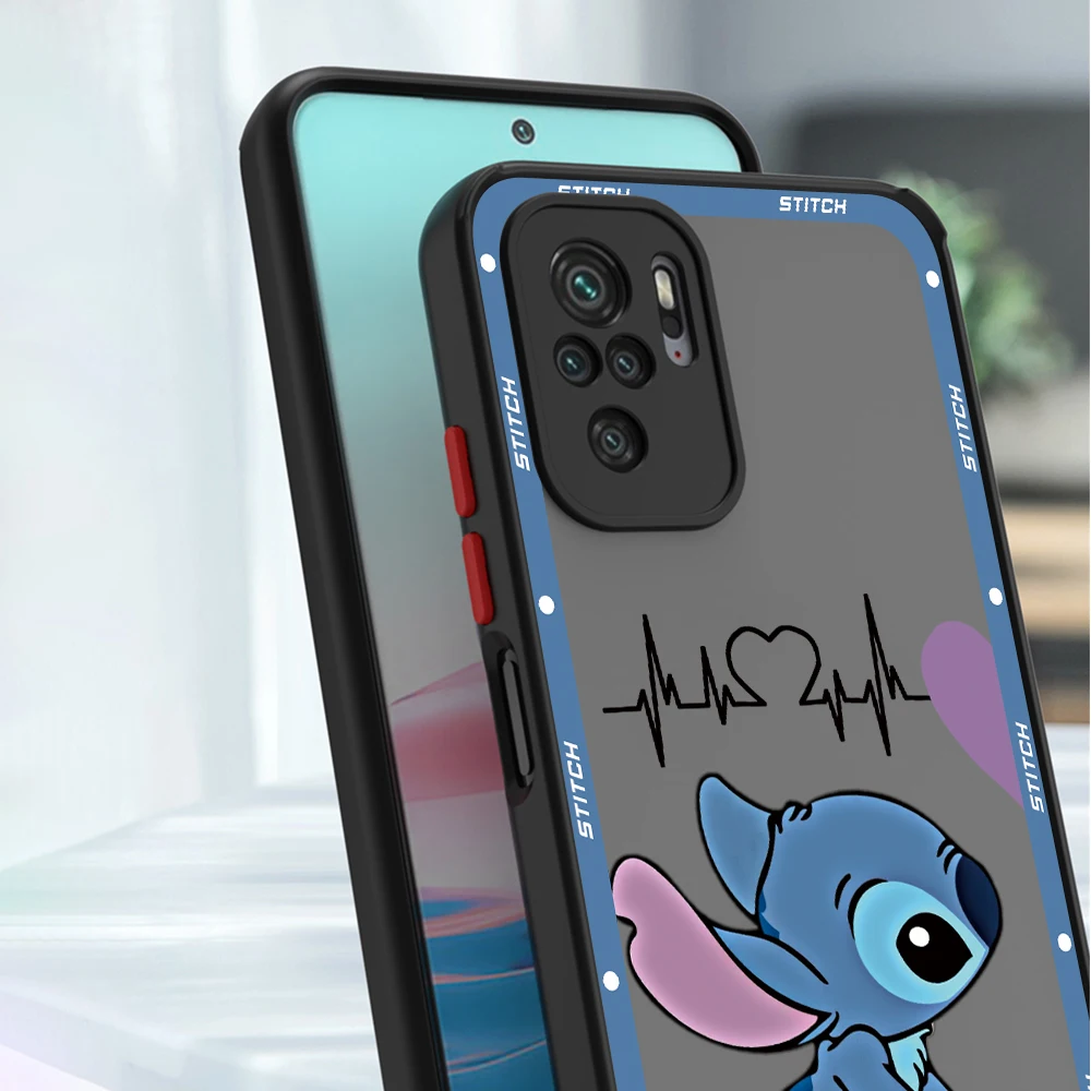 Disney Stitch Hoek Liefhebber Telefoonhoesje Voor Xiaomi Redmi Note 11 Pro 5G 12S 11S 12 13 11 Pro Plus 10S 10 Pro 9 8 7 13 5G Hoes