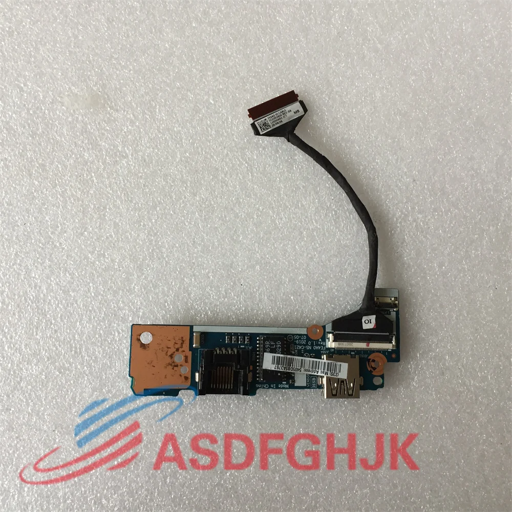 For Lenovo ThinkPad E14 Switch Board Network Card Board USB Sub-Board with cable NS-C421 SC50R23185 test OK