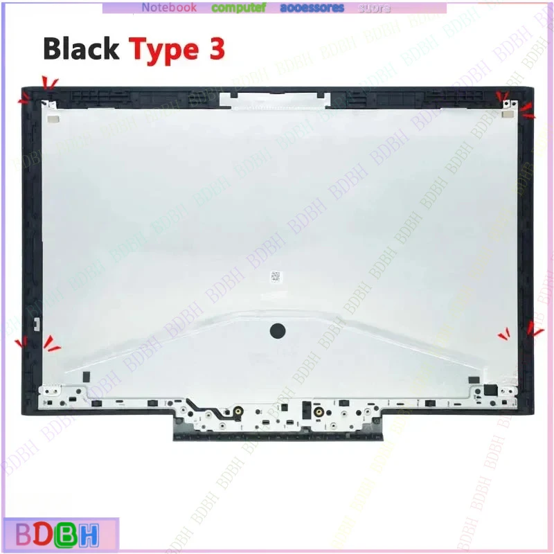 zq 95% new for Inspiron gaming case 7566 7567 laptop LCD back shell screen frame, front panel palm rest bottom cover air outlet
