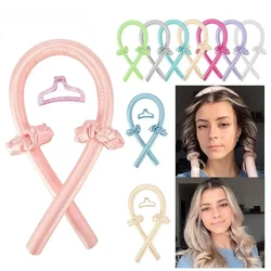 Hitteloze Krultang Hoofdband Zonder Warmte Zijden Krullen Lint Haarrollers Slapen Zachte Hoofdband Luie Haarkrulspelden Haar Styling Tools