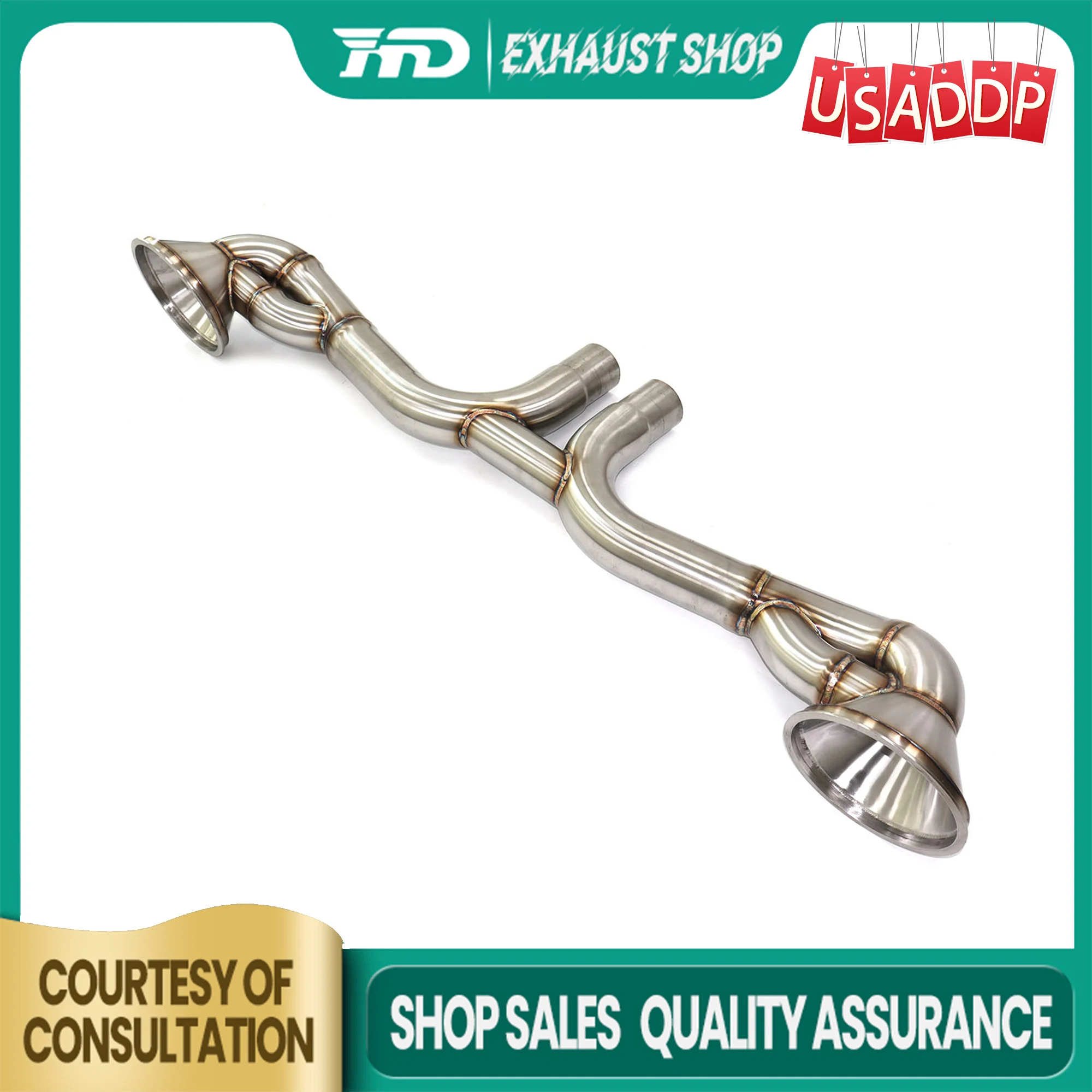 

Catback SS304 for Porsche 911 992 GT3 without Valve Exhaust system Non-destructive installation