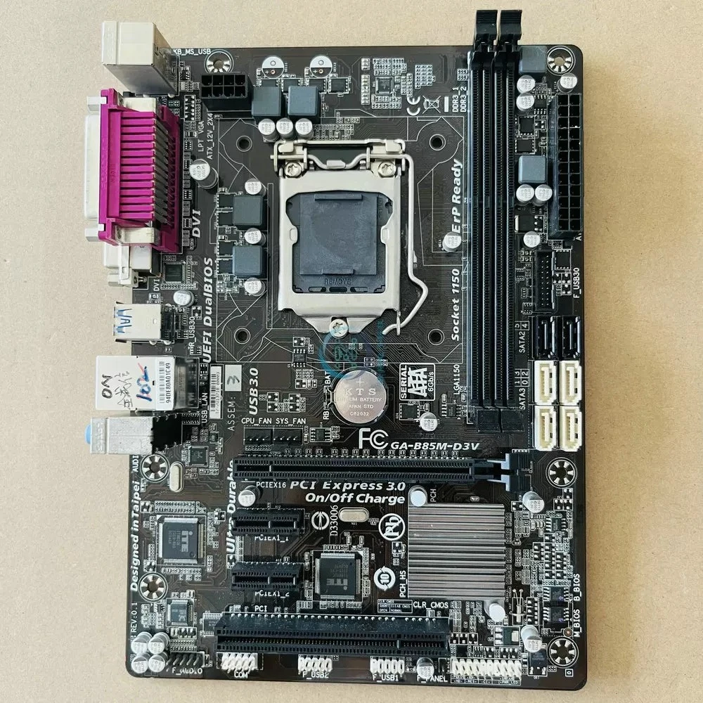 For Gigabyte GA-B85M-D3V main board 1150 pins DDR3 LGA 1150 interface, mATX