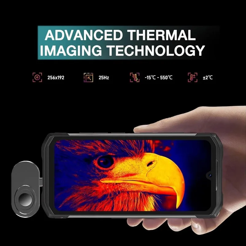 Thermal Imaging Camera Android, Infrared Thermal Camera Support Video Recording, 6 Color Palettes, -4°F~1022°F Thermal Camera