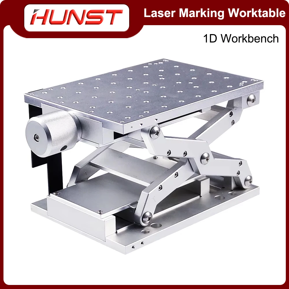 HUNST 1 Axis Mobile Workbench 210*150mm Z Axis Workbench Portable Cabinet box DIY Parts For Laser Marking Machine