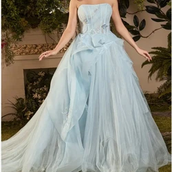 Long Chiffon Evening Dresses for Women Elegant Prom Dress A-line Floor Party Clothes Graduation Ball Homecoming Celebration