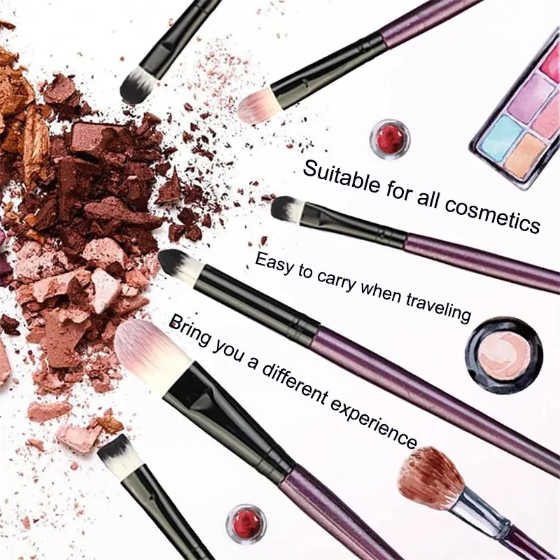 

Лидер продаж, 20 шт., набор кистей для макияжа, мягкая пушистая основа, тени для век, консилер, растушевка, кисть для румян, женские инструменты для красоты