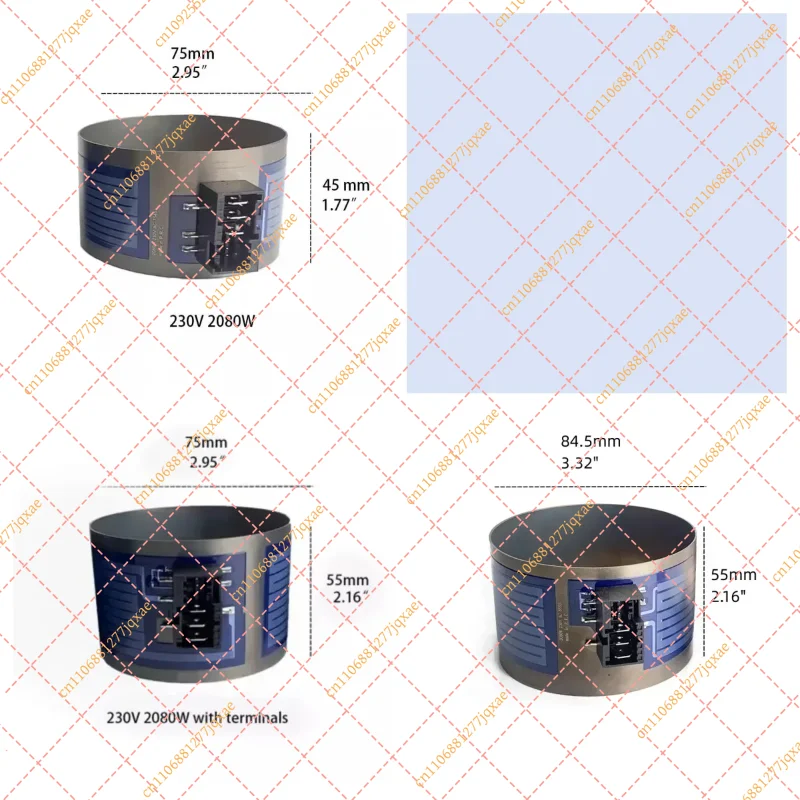 Dishwasher Circulation Pump Heater (2080W, 230V): for Siemens & Bosch Models