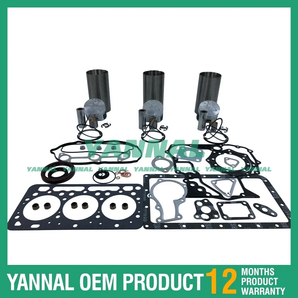 طقم إصلاح D902 جديد مع مجموعة حشية لجرار كوبوتا ZD1021 ZD323 450 BX25D
