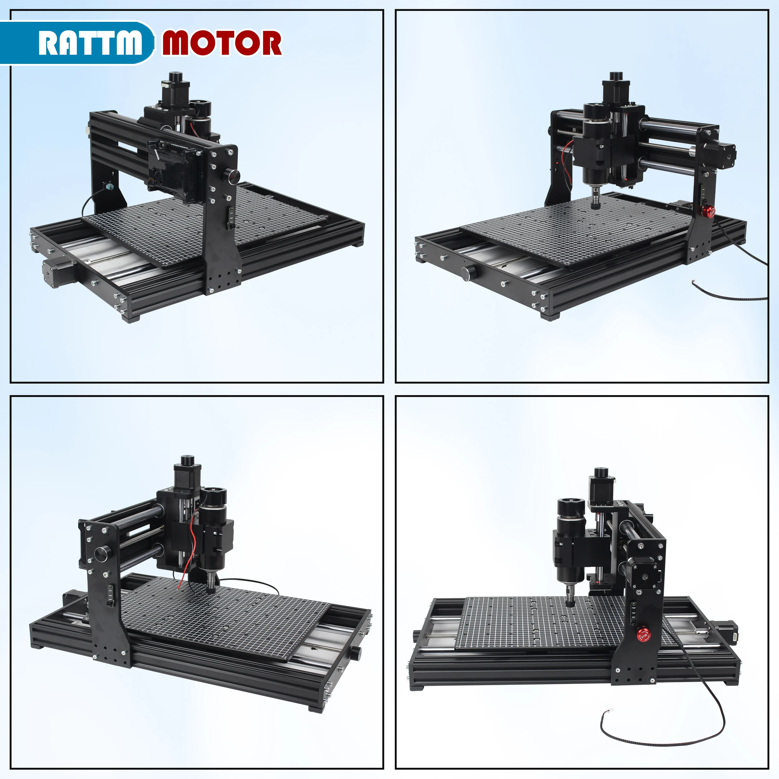 【DE Ship】3 Axis 500W GRBL CNC 4030 Pro Wood Metal Laser Engraving Cutting Machine 400*300mm Engraver