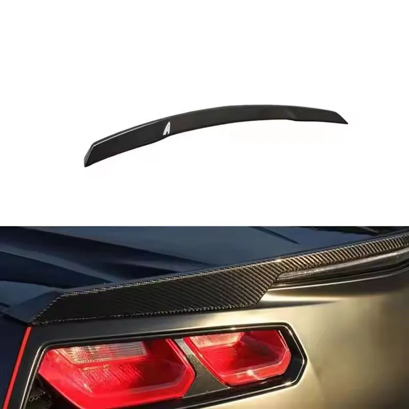 

For Chevrolet Corvette C7 2013-2019 C7 Carbon Fiber Rear Spoiler Rear Wing