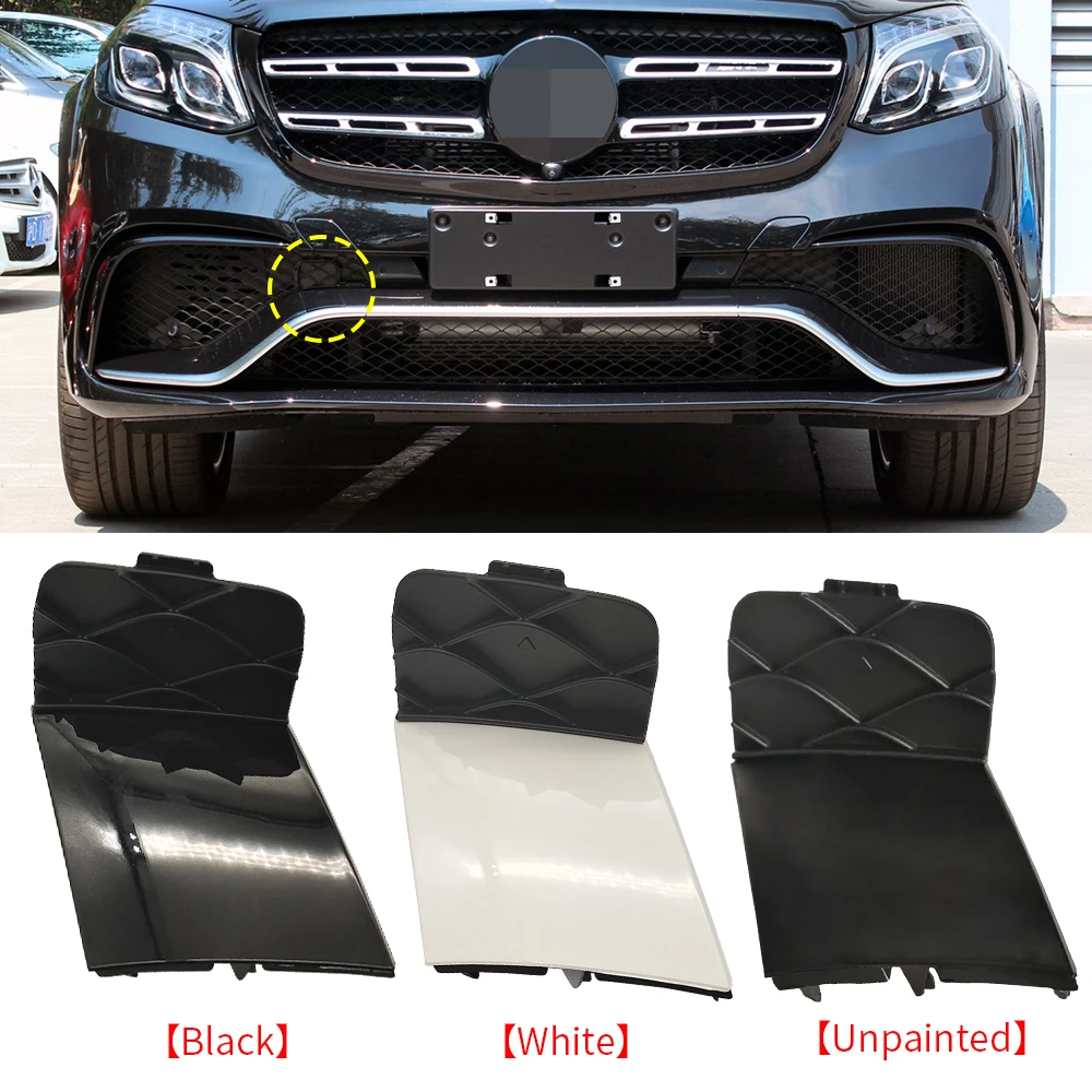 

For Mercedes W166 W292 Car Front Bumper Tow Hook Cover Cap Black For Benz GLE GLS Class GLE320 GLS350 GLE63 GLS43 AMG 2928853622