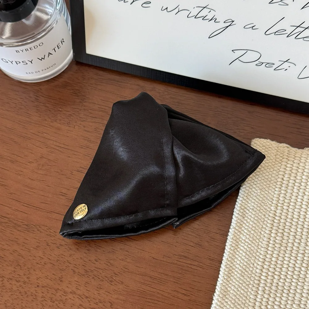 

Fashion Simple Shell Women's Hair Claw Satin Cloth French Hair Accessories Grasp Shark Clamp Back of Head