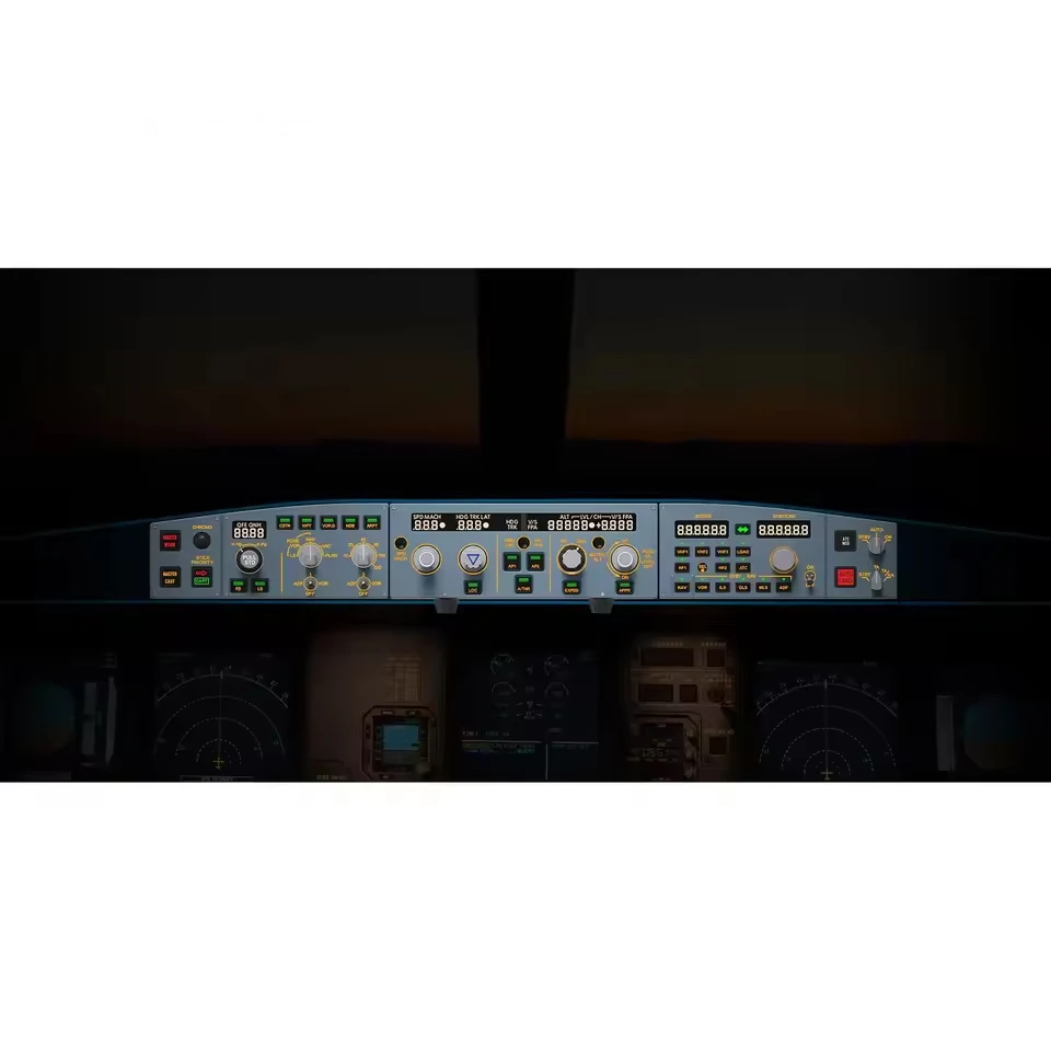 WINGFLEX لوحة التحكم في الطيران A320 EFIS CUBE/ RMP كومبو CUBE/ FCU CUBE WX A320 راديو مكعب لعبة محاكي للطائرة X MSFS2020