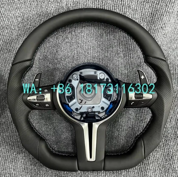China Plant 2026 Hot Sale Leather Sports Steering Wheel M3 M5 F10 F11 F12 F15 F16 F20 F21 F22 F30 F31 F32 F34 F35 F36 E8