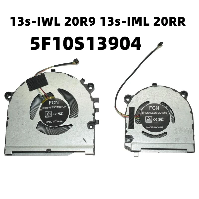 5F10S13904 New For Lenovo ThinkBook 13s-IWL 20R9 13s-IML 20RR Cooling Cpu Fan Pack Fast Delivery