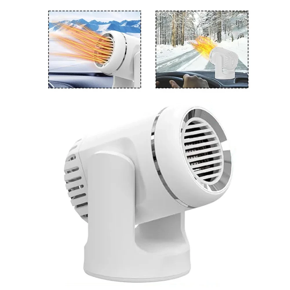 

Car Heater 12V/24V High-Power Car Electric Heater Windshield Defroster Demister 360° Rotation Portable Heating Fan Accessories