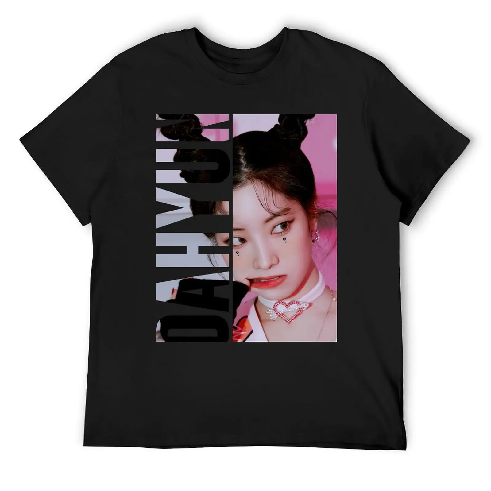 

KPOP DAHYUN T-Shirt topping kawaii clothes Funny t-shirt shirts graphic tee men