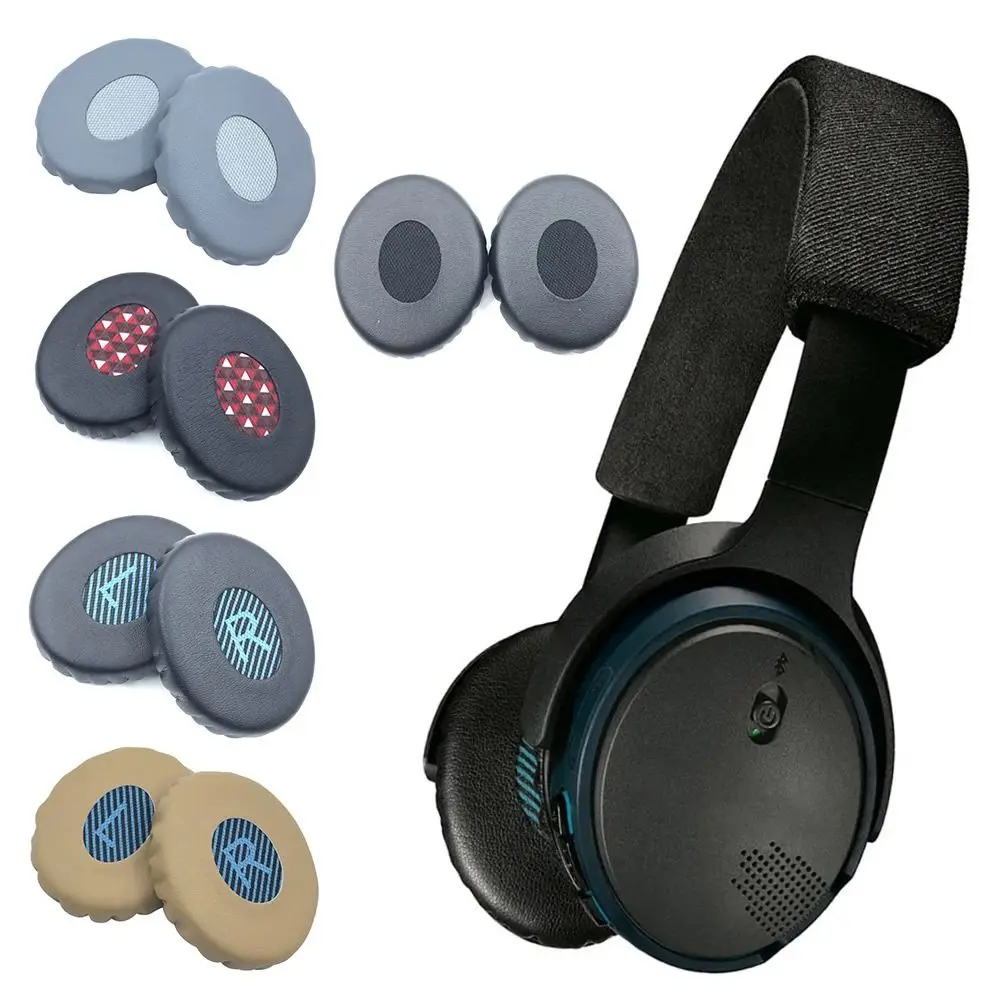 Almohadillas de repuesto para auriculares BOSE OE2 OE2I, almohadillas de espuma para auriculares, cubierta de proteína de cuero, orejeras con cancelación de ruido, 1 par