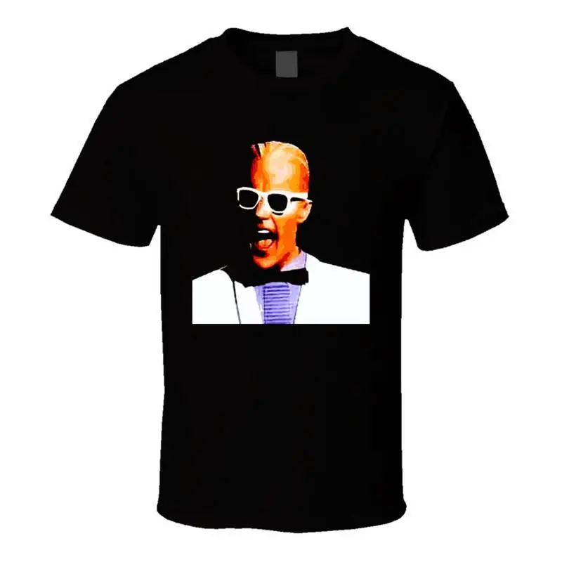 Max Headroom Tv Show 80S Retro Black T Shirt