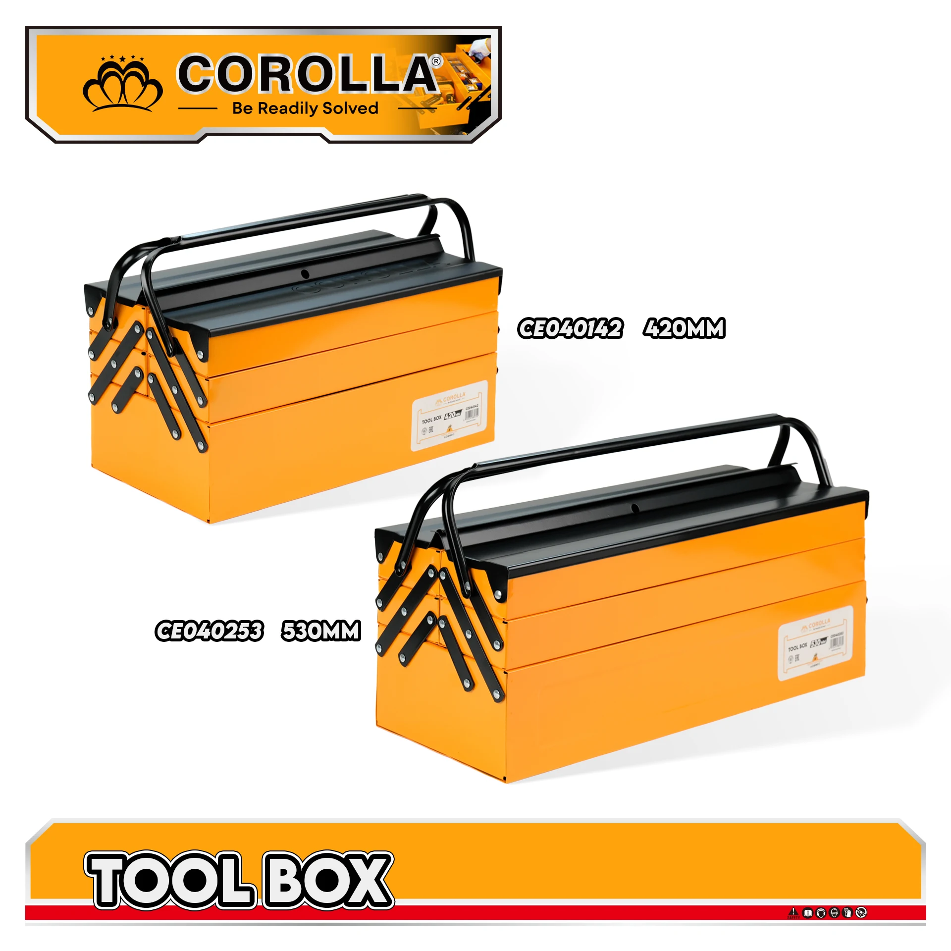 صندوق أدوات منزلي معدني قابل للطي مكون من ثلاث طبقات مبيعات المصنع مباشرة مجموعة أدوات إصلاح السيارات متعددة الوظائف