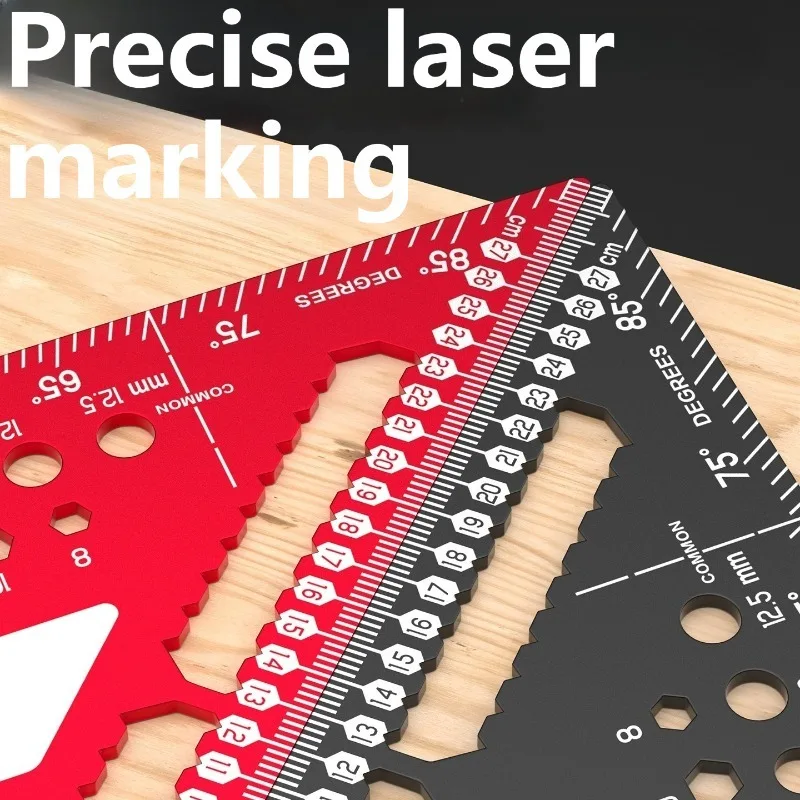 Woodworking Metal Carpenter Square Carpentry Professional Tooling Square Ruller Construction Precision Workshop Measuring Tool