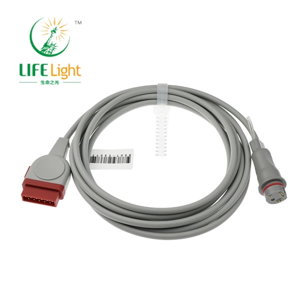 

Invasive Blood Pressure Cable IBP Transducer Adapter Cable for G*E-Marquette Patient Monitor