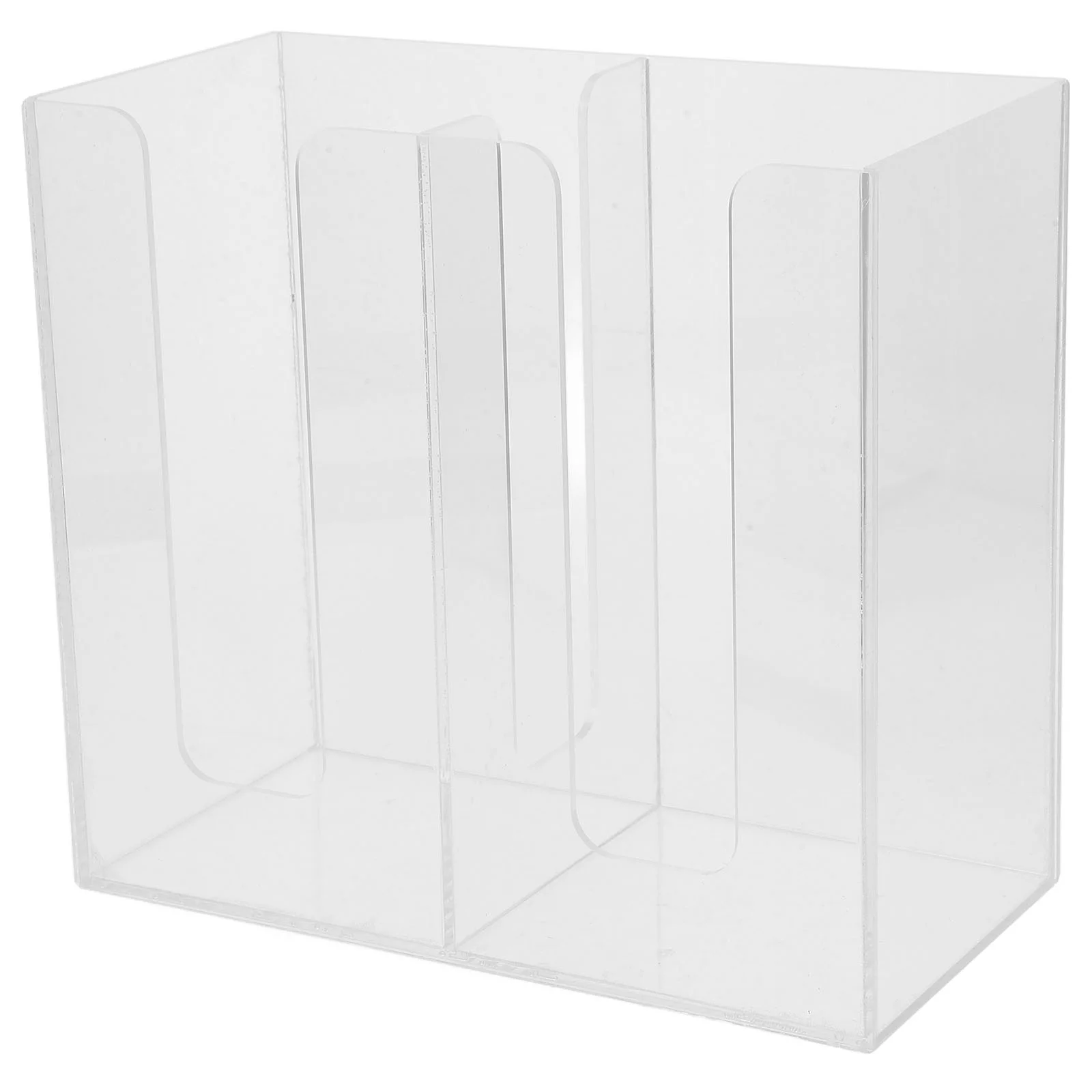 

Cup Holder Organizer Paper Cups Bracket Container Lid Acrylic Storage Drink Dispenser