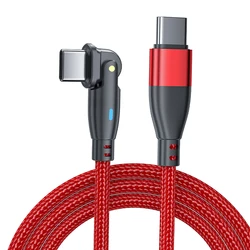 Cqxsmax Snel Opladen Usb C Naar Usb Type C Kabel 60W 3A 180 Draaien Kabel Voor Macbook Xiaomi Huawei charger Telefoon Data Wire Cord