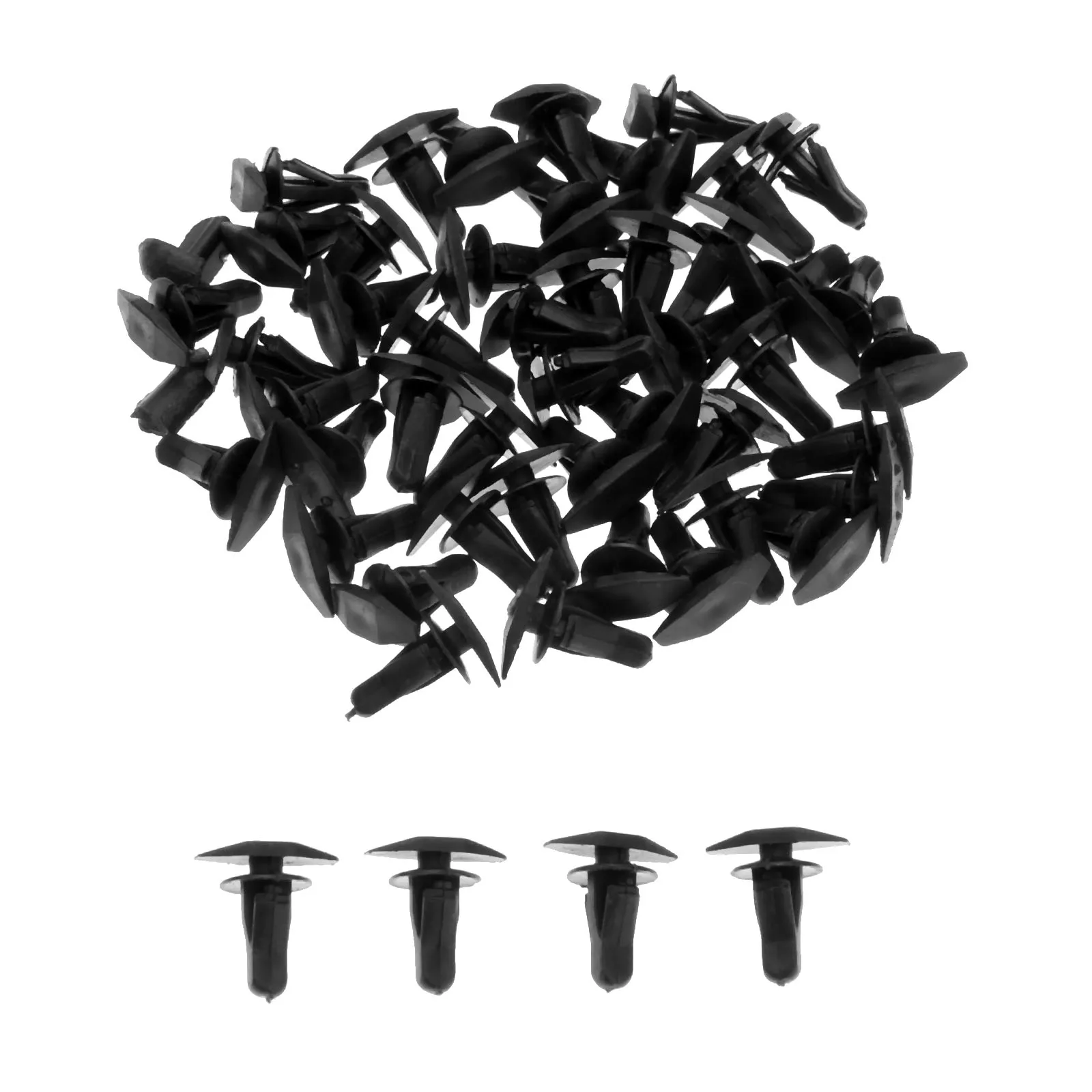 Yetaha 50Pcs Car Universal Weatherstrip Retainer Clips Auto Window Door Sealing Strip Fasteners Rivet For Audi Mazda Hyundai