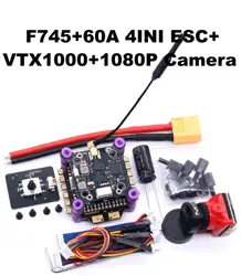 F722 F7/F745 V2 H743 Flight Control 45A/60A 4INI ESC VTX1000 Video 1080P Camera INAV Betaflight Flight Controller RC Drone FPV