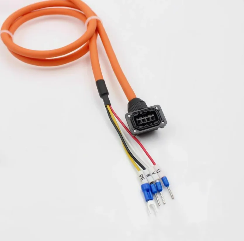 

2pcs Servo drive connected to motor end, low-power power supply, power line MR-PWS1CBL5M-A1-H